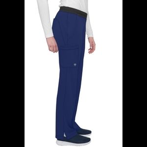Healing hands navy blue small tall scrub bottoms